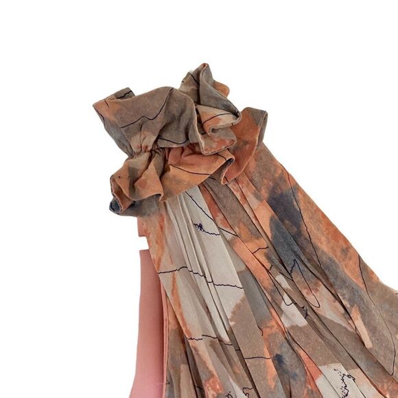 BCBGeneration one shoulder pocket romper pastel floral size 2 side zipper - Picture 3 of 9